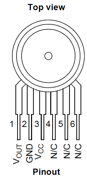 Pinout MPX5999D